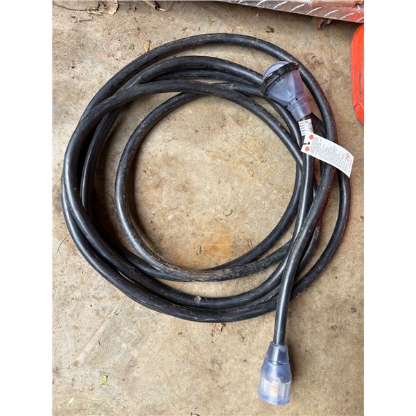 Heavy-Duty Electrical Extension Cord with Plug