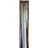 Image 1 : Chrome Box Truck Rails With Diamond Plate Pattern