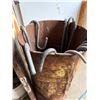 Image 1 : Metal Meat Hooks with Yellow Metal Bin