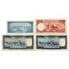 Image 2 : Angola. Banco de Angola, 1962 to 1970, Issued Banknote Quartet.