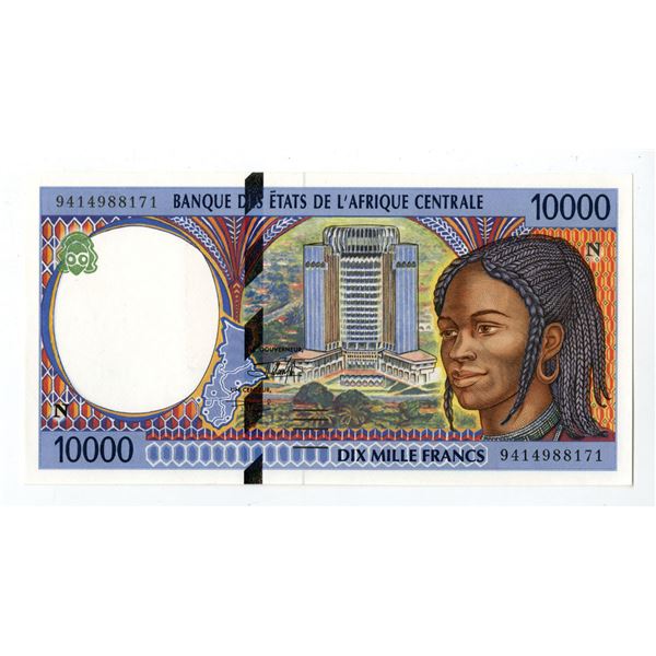 Central African States. Banque des Etats de l'Afrique Centrale, 1994, Issued Banknote.
