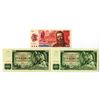 Image 1 : Czechoslovakia. Czechoslovak State Bank, 1961 to 1987, Issued Banknote Trio.