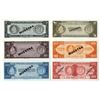 Image 2 : Dominican Republic. Banco Central de la Republica Dominicana, ND (1964-73) to 1975, Specimen Banknot