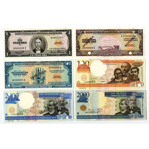 Dominican Republic. Banco Central de la Republica Dominicana, ND (1964-74) to 2013, Issued and Speci