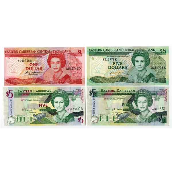East Caribbean States. Eastern Caribbean Central Bank, ND (1985-88) to ND (1994), Issued Banknote Qu