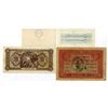 Image 2 : Eastern European Quartet of Issued Banknotes and Scrip Notes, 1919 to 1947