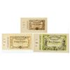 Image 1 : France. Franco-Prussian War Decrombecque, 1870, Issued Banknote Trio.