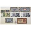 Image 1 : Germany. West and East German Assortment of Issued Banknotes, 1944 to 1955