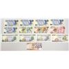 Image 1 : Ghana. Bank of Ghana, 1976 to 2002, Specimen and Issued Banknote Assortment.
