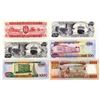 Image 2 : Guinea Bissau & Guyana Issued Banknote Assortment, ND (1966-89) to ND (1992).