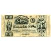 Image 1 : LA. City of New Orleans Municipality No. One, 1837, $100 Remainder Post Note.