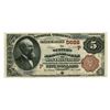 Image 1 : CA. Western National Bank of San Francisco, California. $5, Series of 1882, Ch# P-5688, Issued Bankn