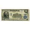 Image 1 : NY. National Bank of Cohoes, New York. $20, Series of 1902 PB, Ch#1347, Issued Banknote.