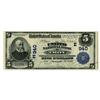 Image 1 : NY. United National Bank of Troy, New York. $5, Series of 1902 PB, Ch# E-940, Issued Banknote.