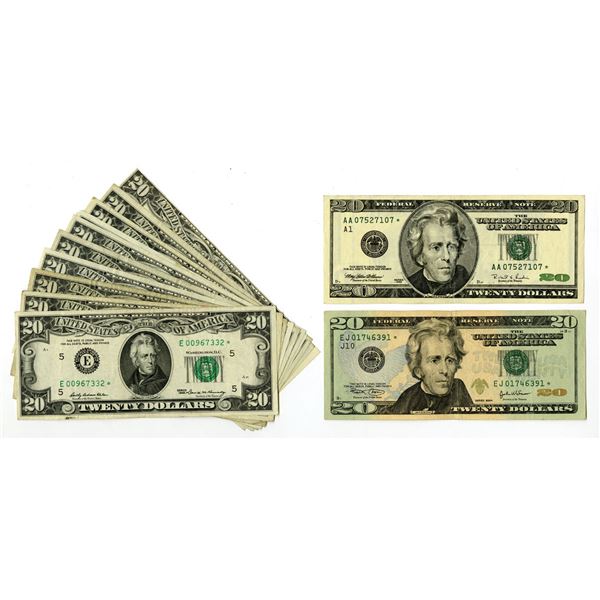 U.S.,  F.R.N., $20, Series 1969 to Series 2004, Replacement Banknote Assortment.