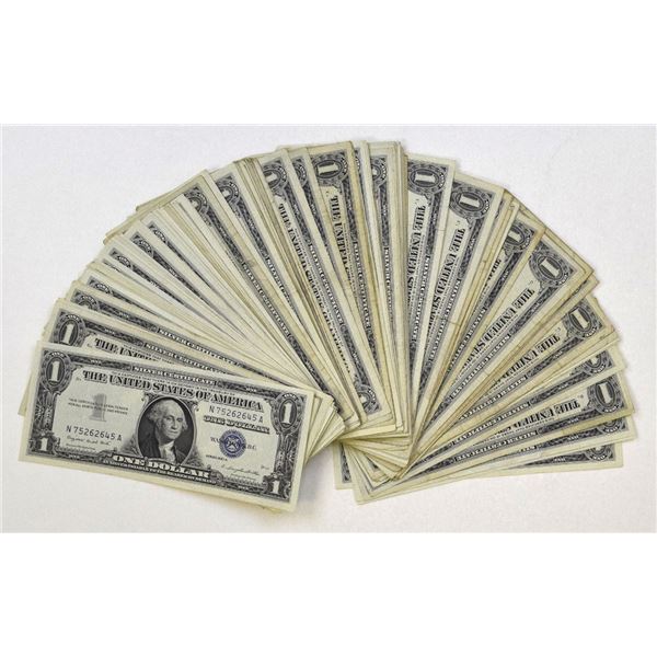 U.S. Silver Certificates, $1, Series 1957A, Fr.# 1620, Issued Banknotes.