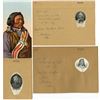 Image 1 : Native American Portrait Group, ca.1870 to 1910s, Proof Vignette and Haynes Photograph.