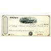 Image 1 : New York, NY. Continental Bank Note Co. "Exchange for", Generic Third Bill of Exchange Specimen, c.1