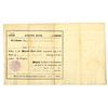 Image 1 : ME. Augusta Bank, 1815 I/U Stock Certificate.