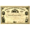Image 1 : NJ. Bordentown Banking Co., 1852, I/C Stock Certificate.