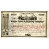 Image 1 : NJ. Morris Canal & Banking Company (of 1844), I/C Stock Certificate in 1875.