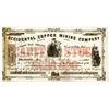 Image 1 : CA. Occidental Copper Mining Co., 1863, I/U Stock Certificate.