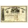 Image 1 : PA. New York and Scranton Coal Co., 1857, I/U Stock Certificate.