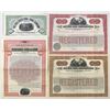 Image 1 : U.S. and Canadian Mining Specimen Bond Quartet, 1905 to 1933.