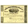 Image 1 : .Chesapeake & Delaware Canal Co., 1877, I/U Stock Certificate.