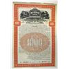 Image 1 : MO. St. Louis and San Francisco Railroad Co. Central Division, 1899, Specimen 4% Gold Coupon Bond.