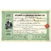 Image 1 : NJ. Atlantic & Suburban Railway Co., 1909, I/C Stock Certificate.