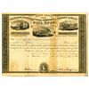 Image 1 : NJ. Delaware & Raritan Canal Co. and Camden & Amboy Railroad Joint Stock, 1834, I/U Stock Certificat