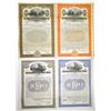Image 1 : New York Railroads, 1927 to 1936, Specimen Gold Coupon Bond Quartet.