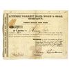 Image 1 : PA. Lykens Valley Rail Road & Coal Co., 1833 I/C Stock Certificate
