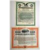 Image 1 : SC. Charleston Railroad Specimen Bond Pair, 1903 and 1920.