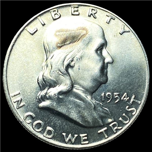 1954-D Silver Franklin Half Dollar GEM BU