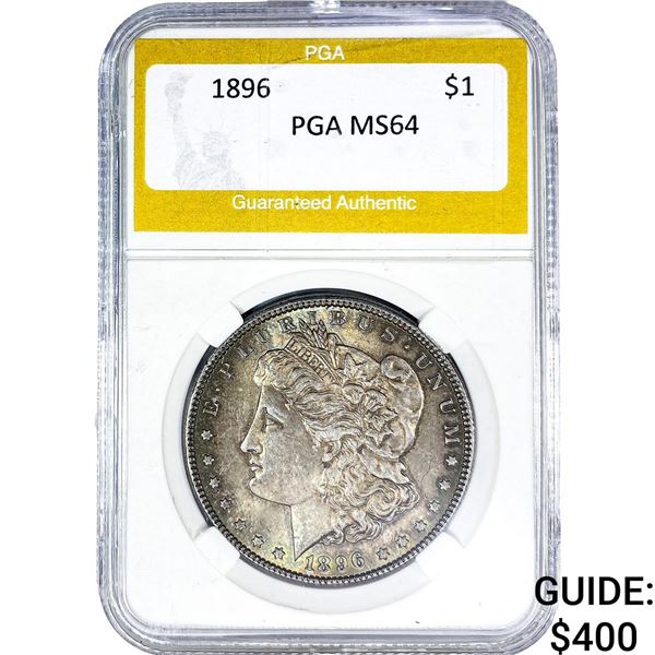 1896 Morgan Silver Dollar PGA MS64