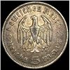 Image 2 : 1935-F Germany Silver 5 Reichsmark CHOICE BU