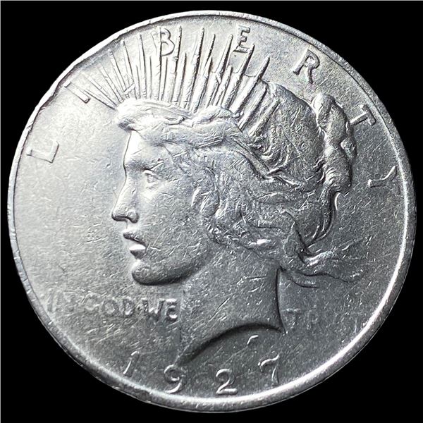 1927 Peace Silver Dollar NEARLY UNCIRCULATED