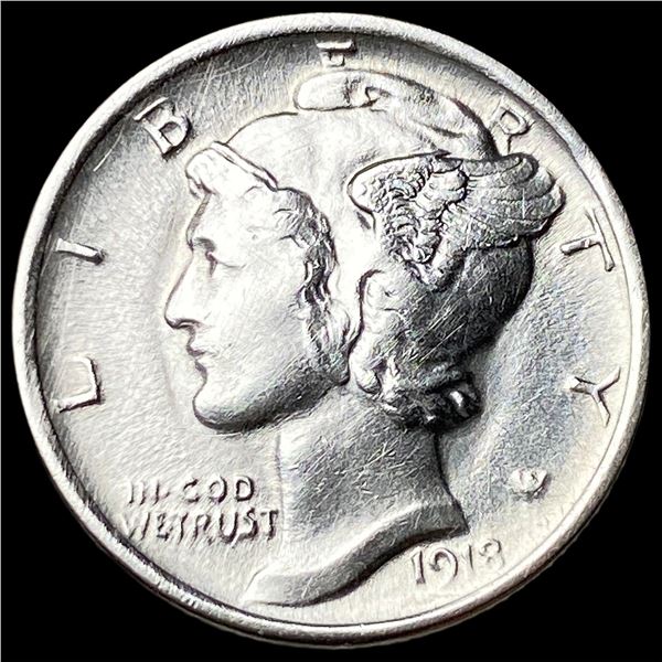 1918-D Silver Mercury Dime UNCIRCULATED