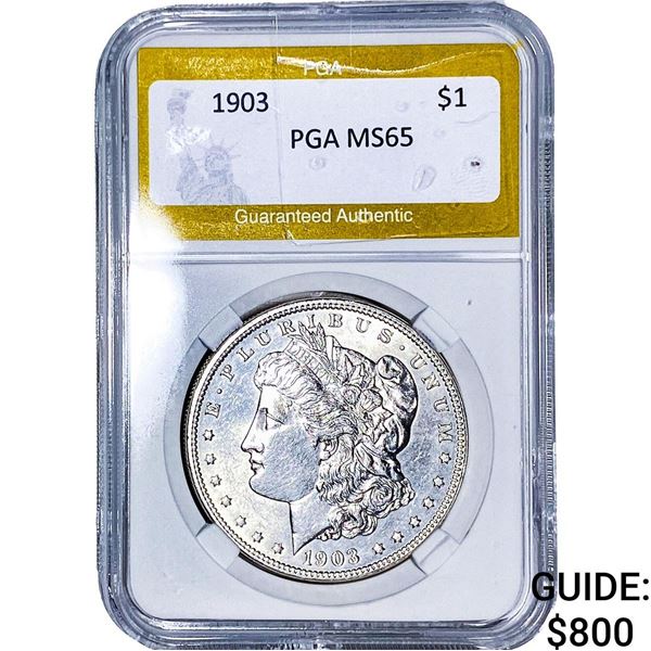 1903 Morgan Silver Dollar PGA MS65