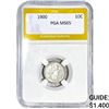 Image 1 : 1900 Barber Dime PGA MS65