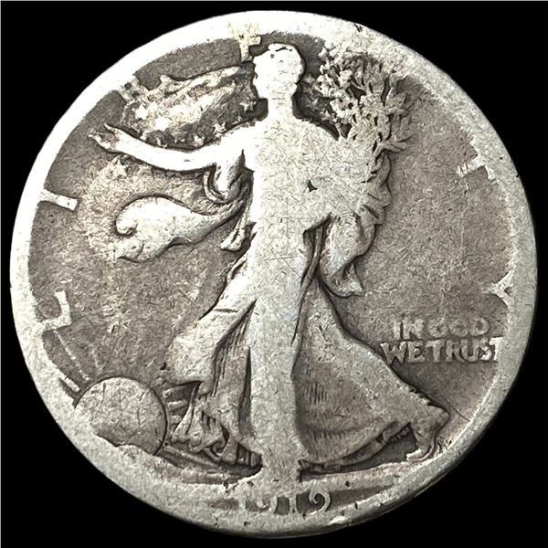 1919-D Walking Liberty Half Dollar NICELY CIRCULATED