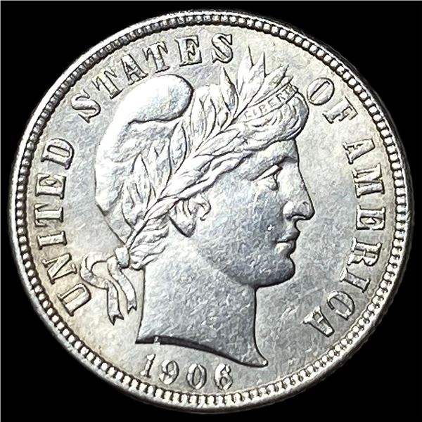 1906 Silver Barber Dime UNCIRCULATED