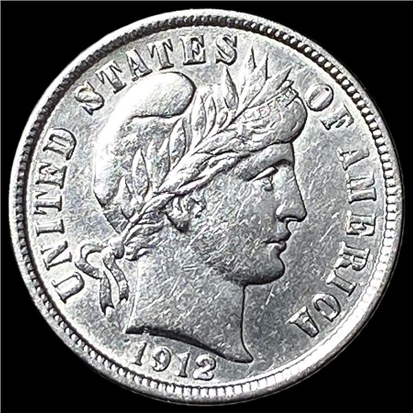 1912 Silver Barber Dime UNCIRCULATED