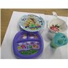 Image 2 : ESTATE:  2 KIDS PLATES, 1 KIDS GLASS, REGAL ROSE GRAVY BOAT