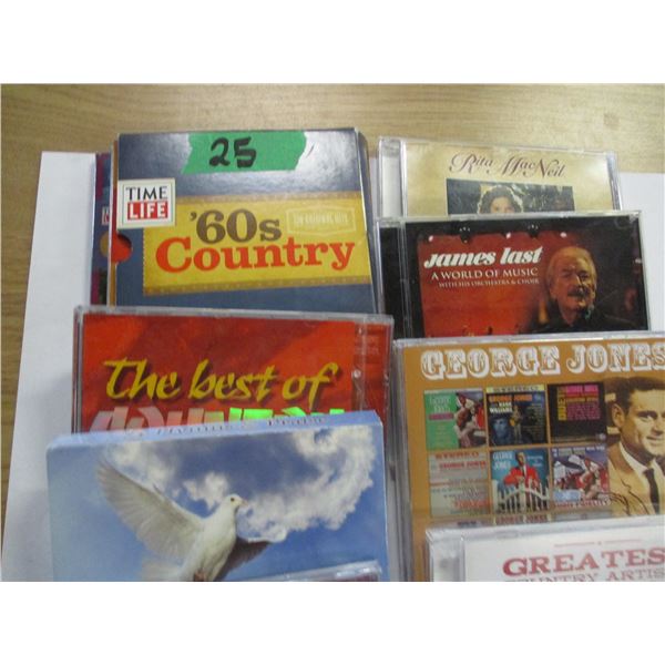 ESTATE:  FLAT C/W MOSTLY COUNTRY & WESTERN CD'S