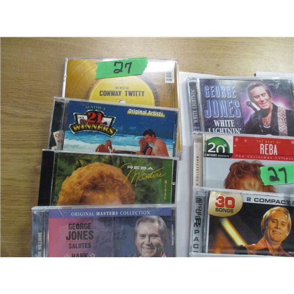 ESTATE:  FLAT C/W MOSTLY COUNTRY & WESTERN CD'S