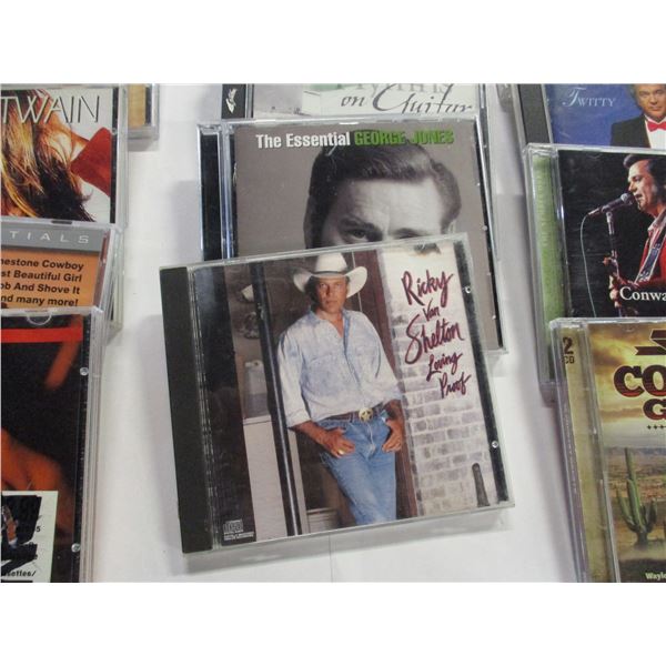 ESTATE:  FLAT C/W MOSTLY COUNTRY & WESTERN CD'S