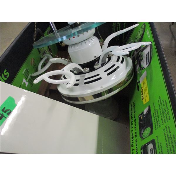 CEILING FAN & 21" BLADES